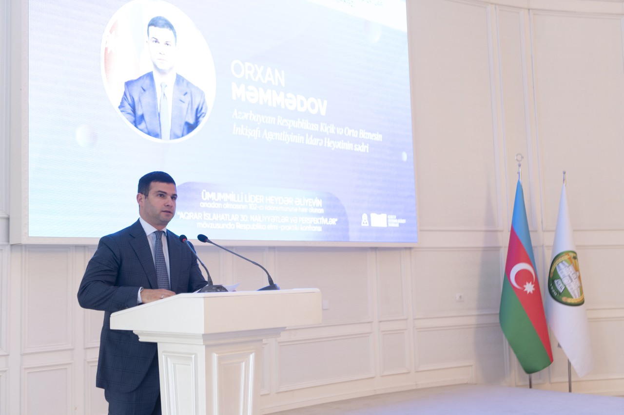 Nazir Məcnun Məmmədov elmi-praktiki konfransda iştirak edib - FOTOLAR