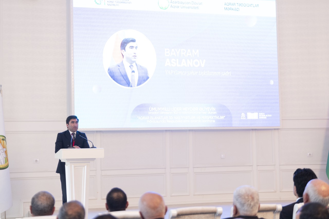 Nazir Məcnun Məmmədov elmi-praktiki konfransda iştirak edib - FOTOLAR