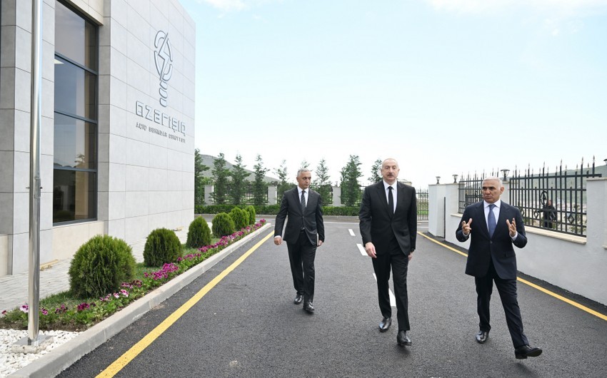 Prezident “Xocalı” yarımstansiyasının açılışında iştirak etdi -YENİLƏNİB