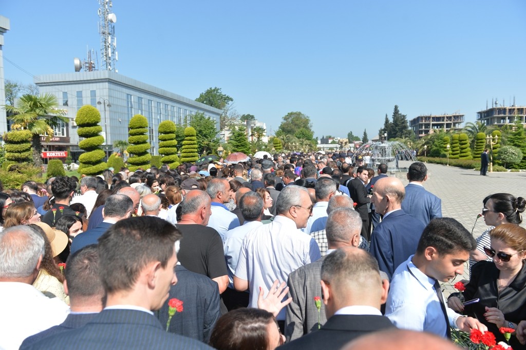 Lənkəranda Heydər Əliyevin anadan olmasının 102-ci illiyi qeyd edilib - FOTOLAR
