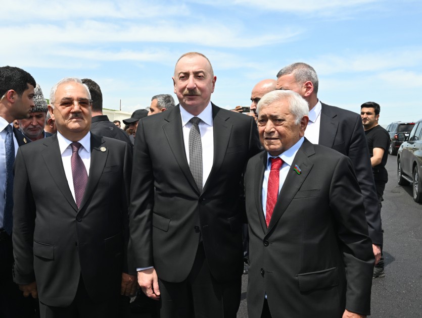 Prezident və xanımı Ağdam Muğam Mərkəzinin açılışını ediblər - FOTOLAR (YENİLƏNİB)