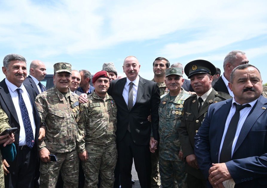 Prezident və xanımı Ağdam Muğam Mərkəzinin açılışını ediblər - FOTOLAR (YENİLƏNİB)
