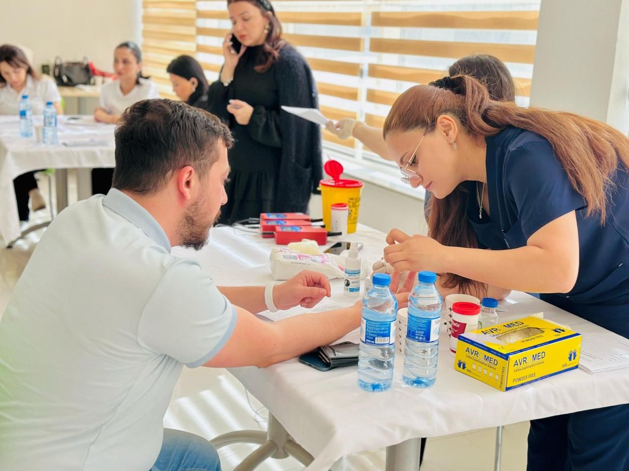Abşeronda Heydər Əliyevin 102-ci il dönümü münasibətilə tədbirlər keçirilib - FOTOLAR
