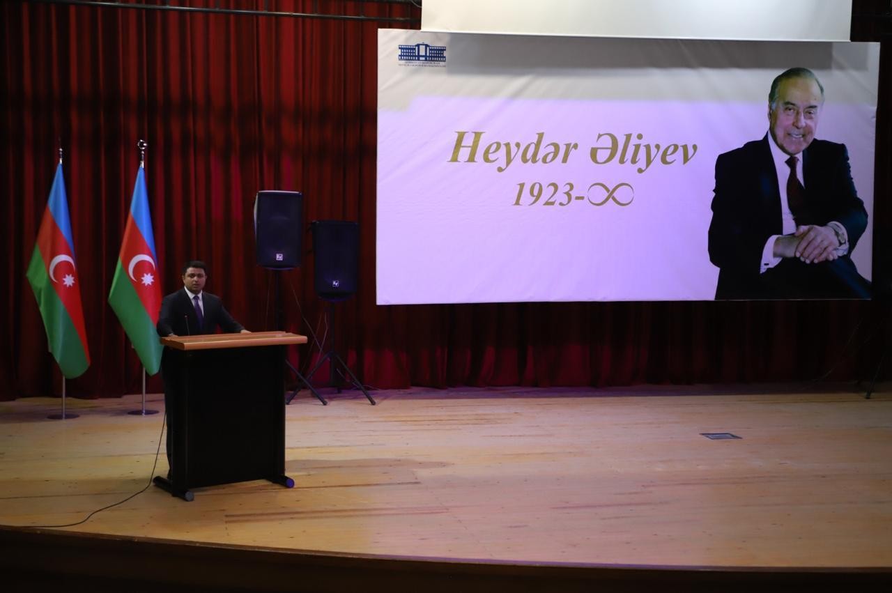 Neftçalada Ulu Öndərin xatirəsi yad edilib - FOTOLAR
