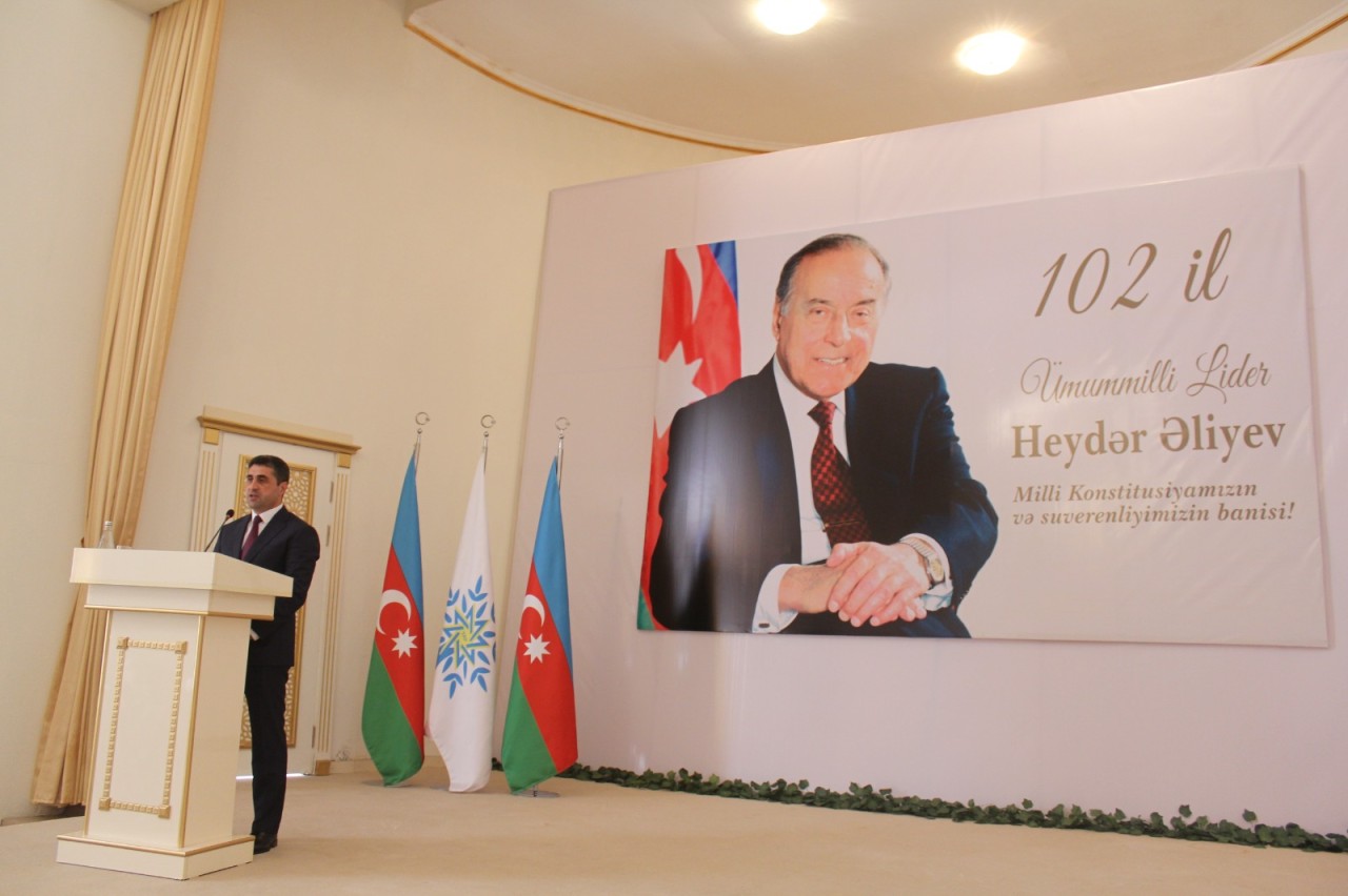 Göygöldə Heydər Əliyevin 102 illiyinə həsr olunmuş konfrans keçirilib - FOTOLAR
