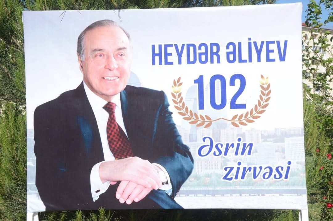Ulu Öndərin 102-ci ildönümünə həsr olunmuş ağacəkmə aksiyası keçirilib - FOTOLAR
