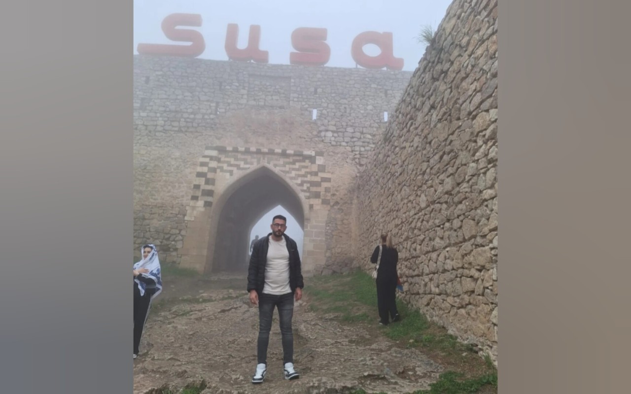 Albert Aqarunov Şuşaya getdi- FOTO Albert Aqarunov Şuşaya getdi- FOTO