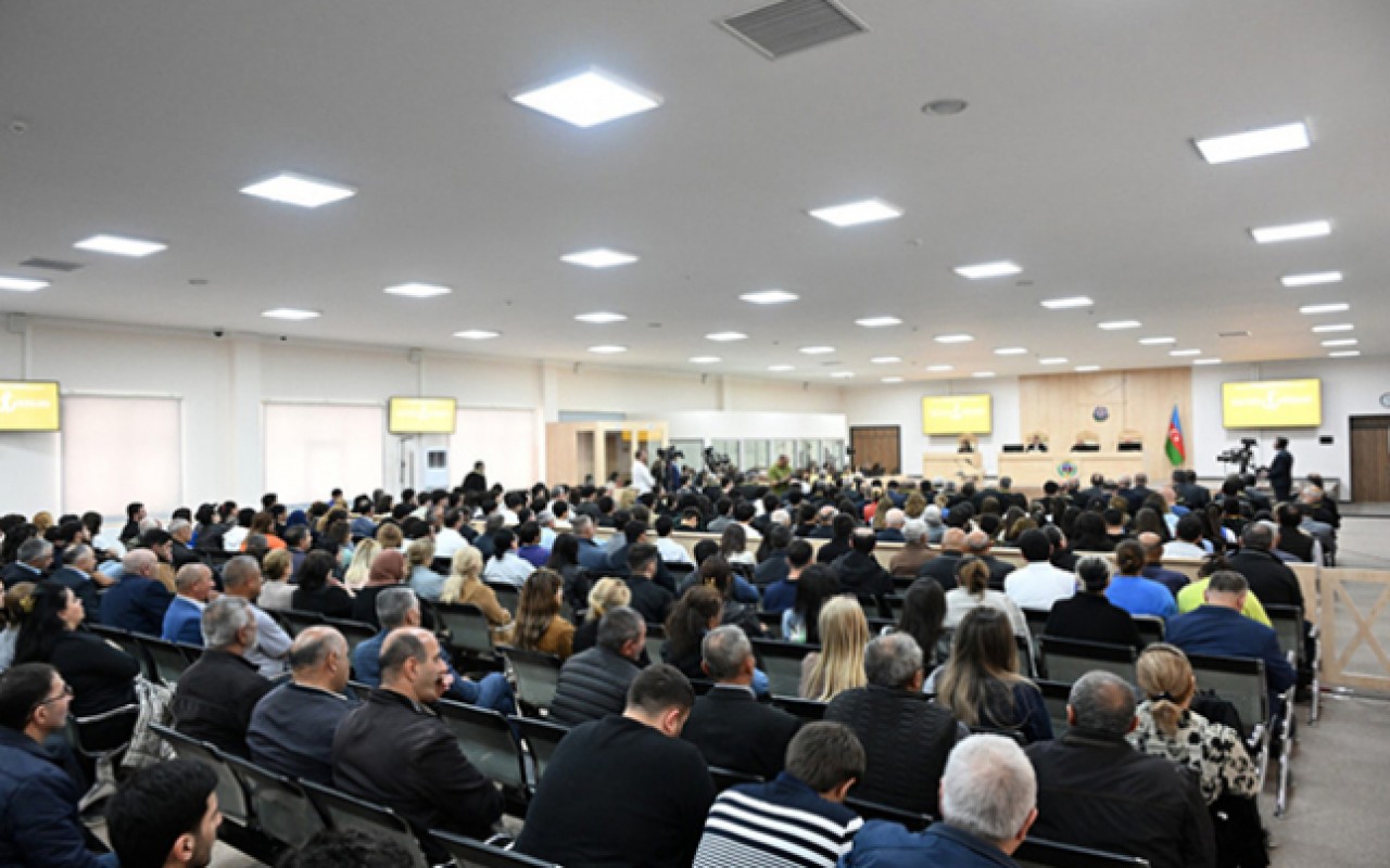 Ermənistan ordusunun cinayətləri ilə bağlı hesabatməhkəmədə nümayiş olundu
