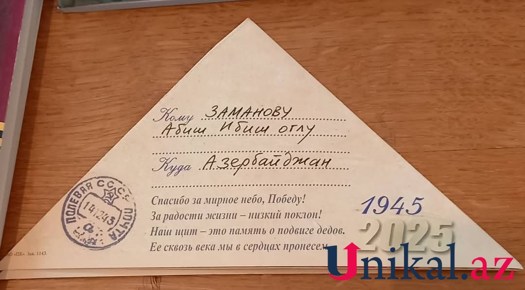 Lukaşenko azərbaycanlı veterana təbrik məktubu göndərdi - FOTO