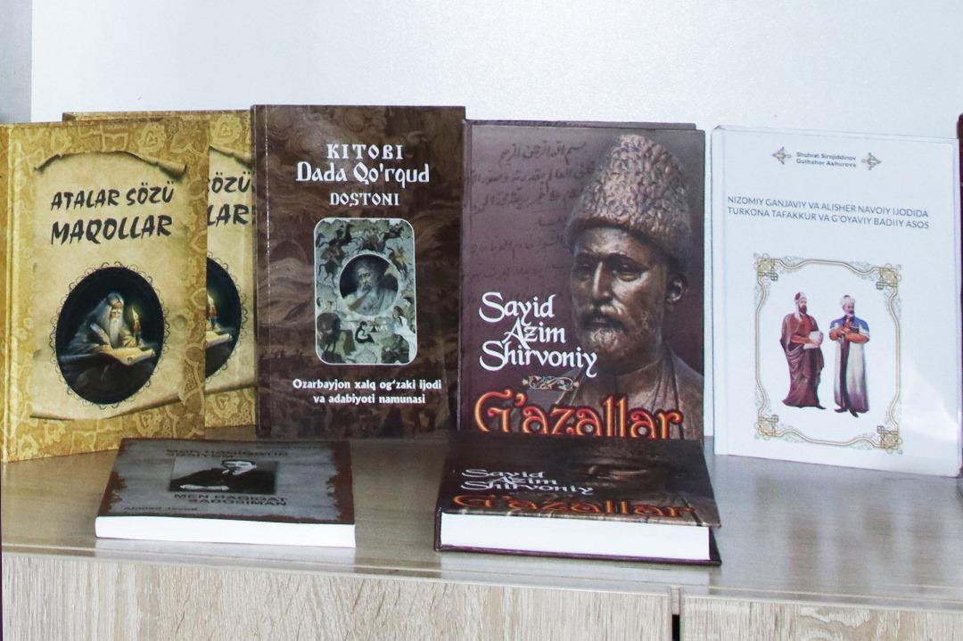 Özbəkistan universitetində Seyid Əzim Şirvani adına auditoriya açılıb - FOTOLAR