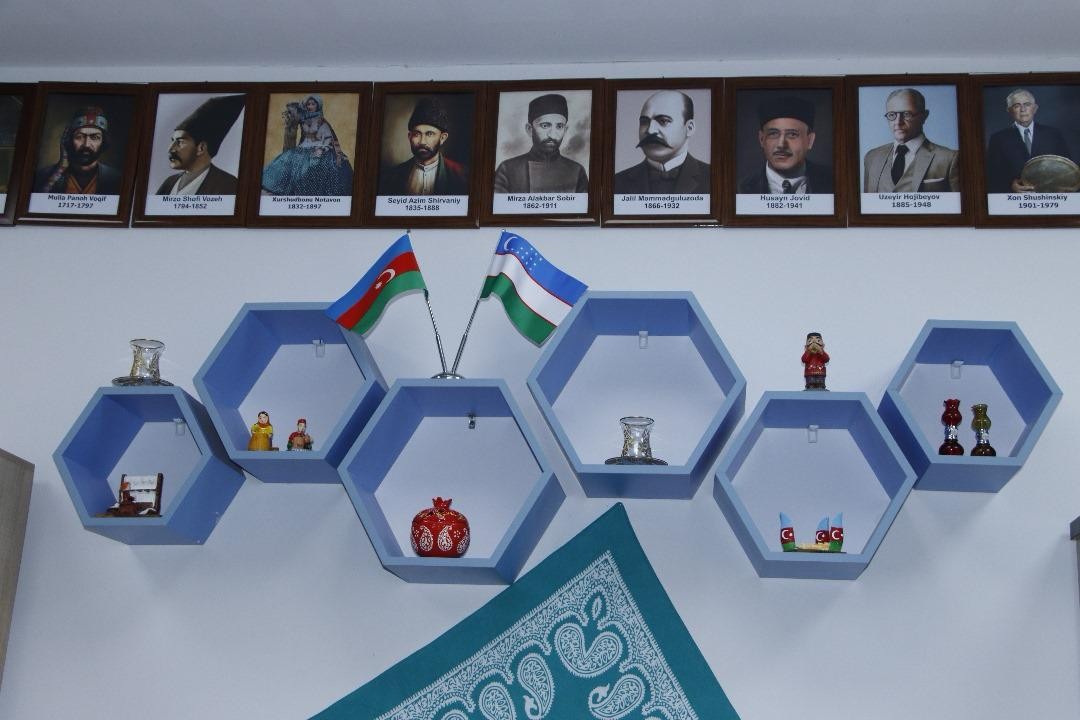 Özbəkistan universitetində Seyid Əzim Şirvani adına auditoriya açılıb - FOTOLAR