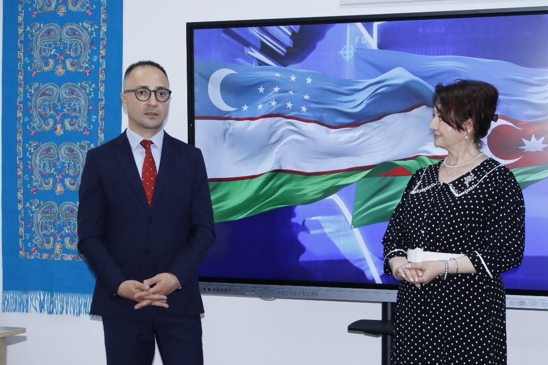 Özbəkistan universitetində Seyid Əzim Şirvani adına auditoriya açılıb - FOTOLAR