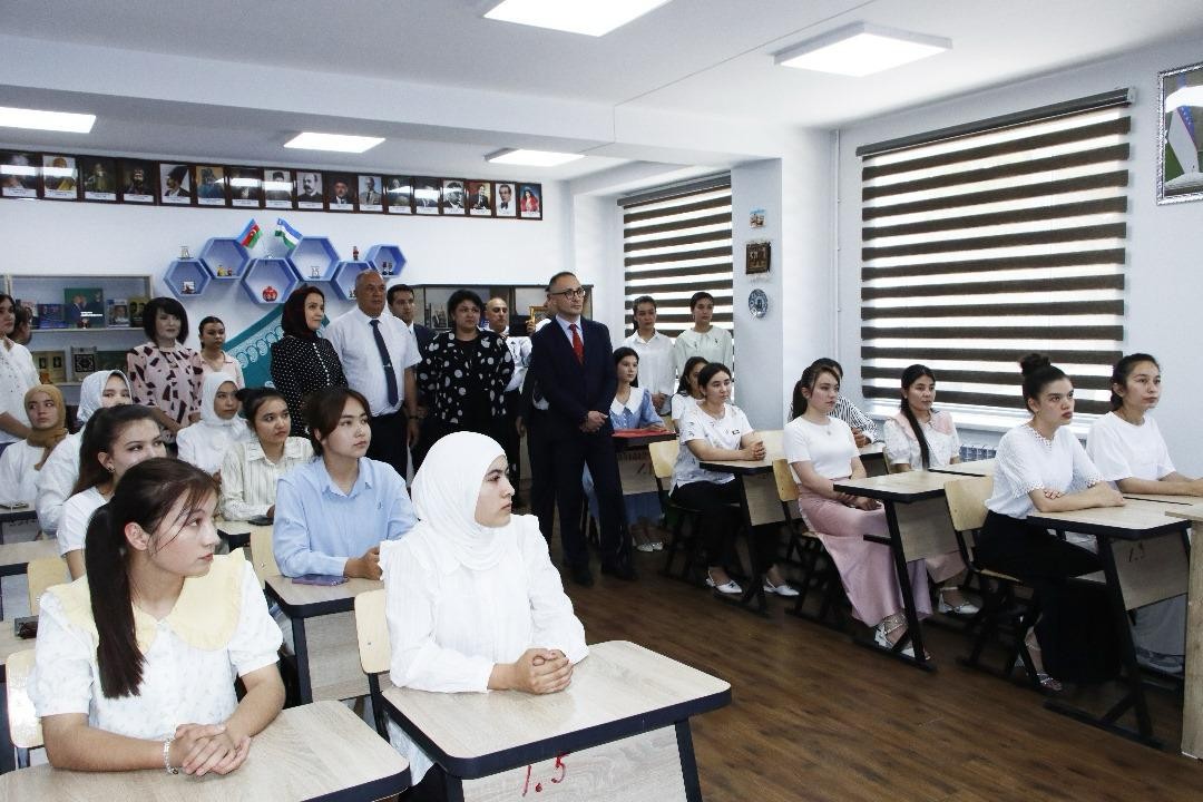 Özbəkistan universitetində Seyid Əzim Şirvani adına auditoriya açılıb - FOTOLAR