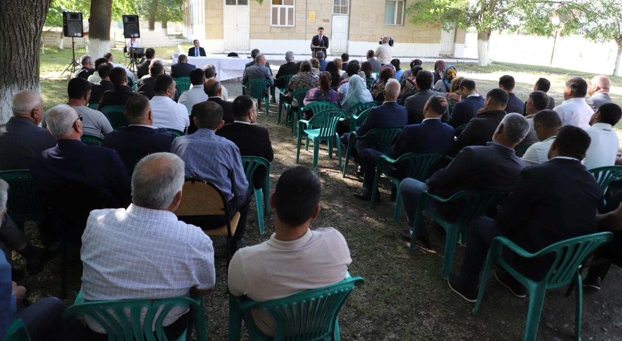 Neftçalanın icra başçısı səyyar görüş keçirib - FOTOLAR