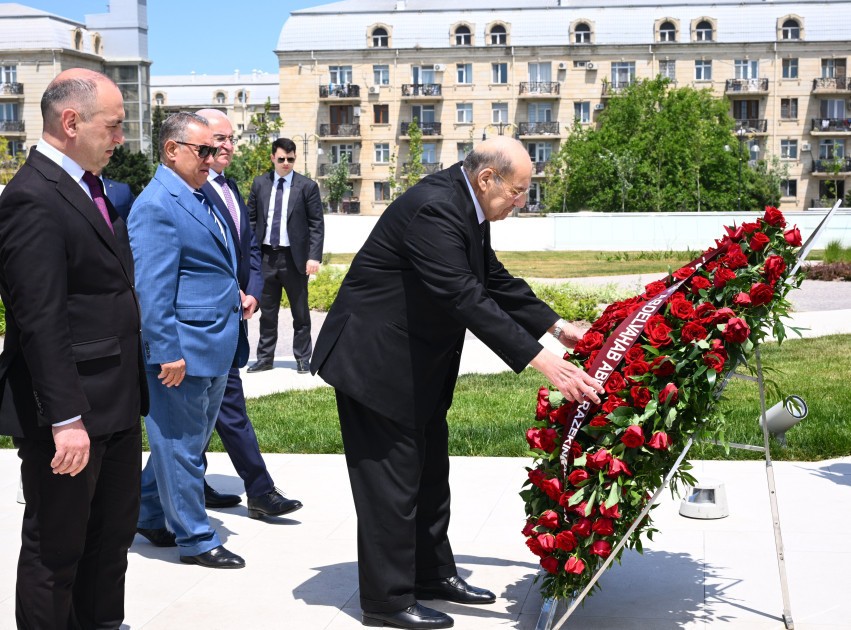 Misir Senatının sədri Zəfər parkında - FOTOLAR