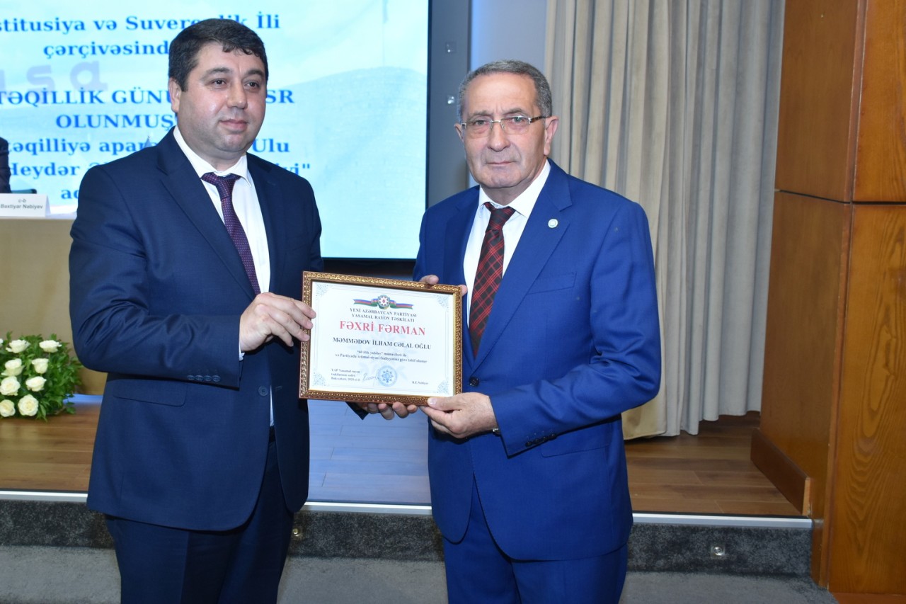 Yasamal rayon ictimaiyyəti Müstəqillik Gününü qeyd edib - FOTOLAR