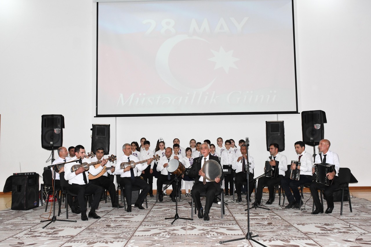 Ağdamda 28 May-Müstəqillik gününə həsr olunmuş tədbir keçirilib - FOTOLAR