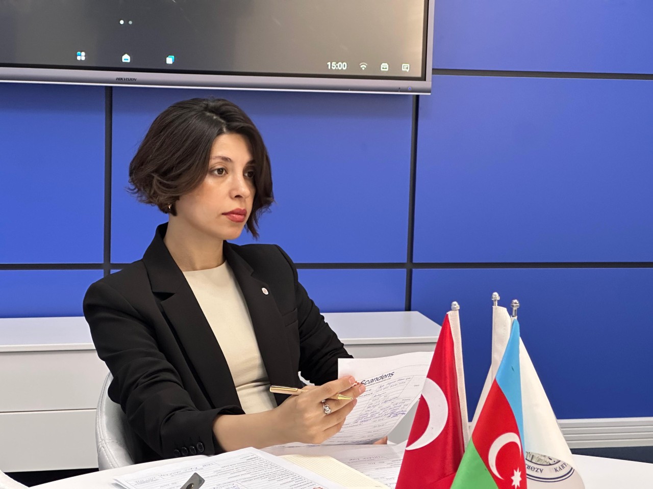 250-yə yaxın UNEC tələbəsi üçün iş müsahibəsi təşkil olunub - FOTOLAR