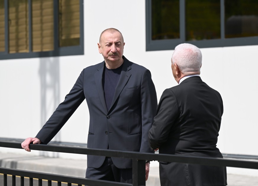 Prezident “Aşağı Malıbəyli” və “Mirik” su elektrik stansiyalarının açılışını etdi - FOTOLAR
