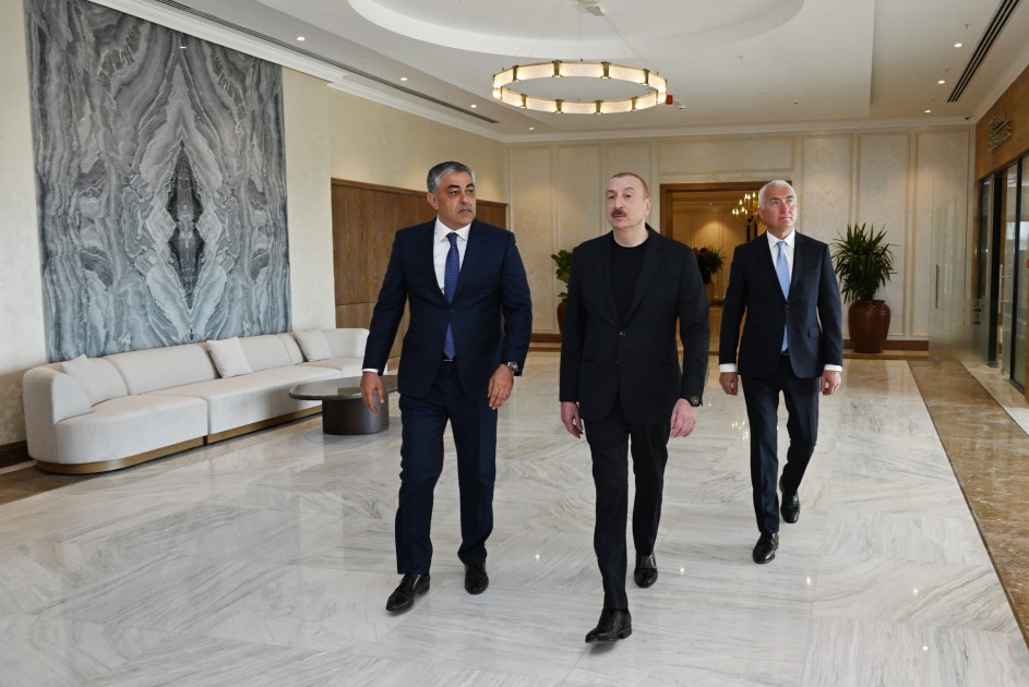 Prezident “Laçın” İstirahət Kompleksinin açılışını etdi - FOTOLAR