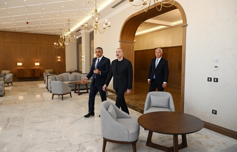 Prezident “Laçın” İstirahət Kompleksinin açılışını etdi - FOTOLAR