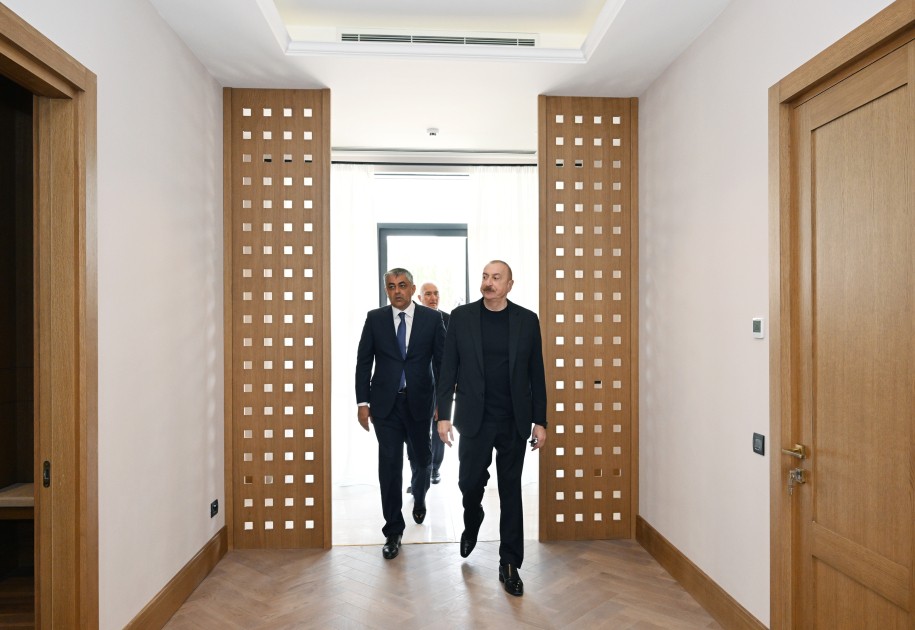 Prezident “Laçın” İstirahət Kompleksinin açılışını etdi - FOTOLAR