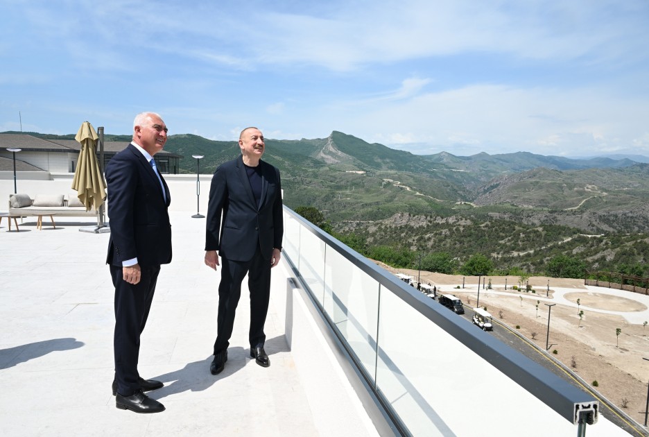 Prezident “Laçın” İstirahət Kompleksinin açılışını etdi - FOTOLAR