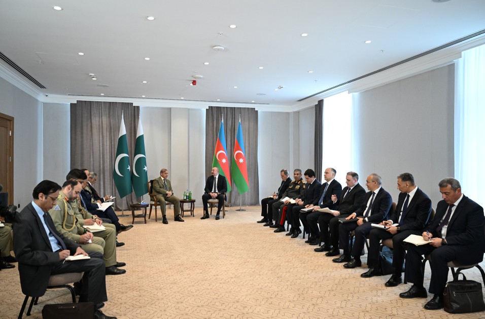 Laçında İlham Əliyevin Pakistanın Baş naziri ilə görüşü keçirilib - FOTO