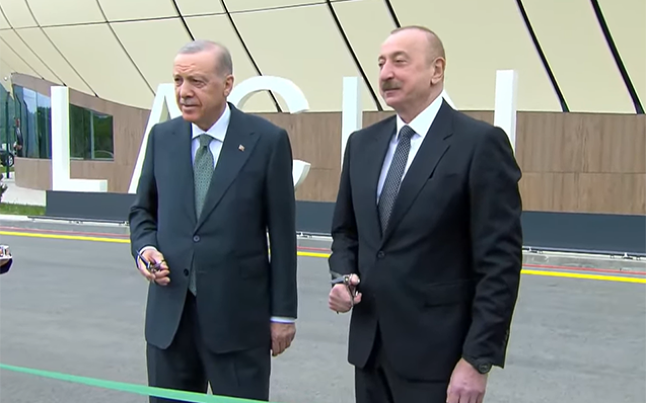Laçın Beynəlxalq Hava Limanının açılışı oldu -YENİLƏNİB (VİDEO)