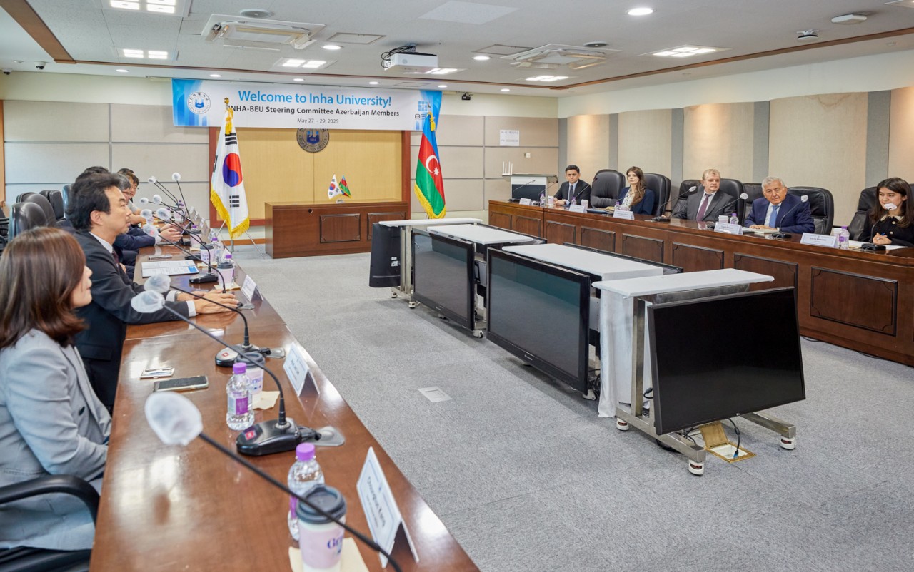 Koreyada BMU və İNHA Universitetinin rektorları arasında görüş keçirilib - FOTOLAR