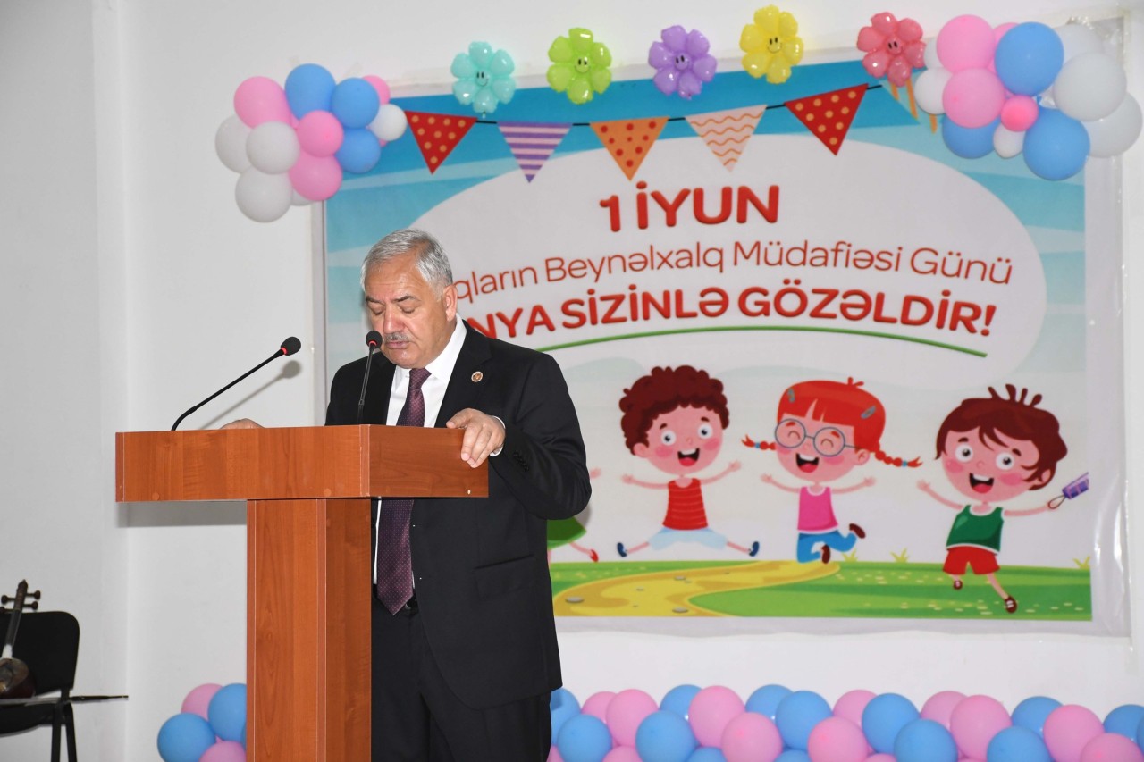 Ağdamda Uşaqların Beynəlxalq Müdafiəsi Günü münasibətilə tədbir keçirilib - FOTOLAR