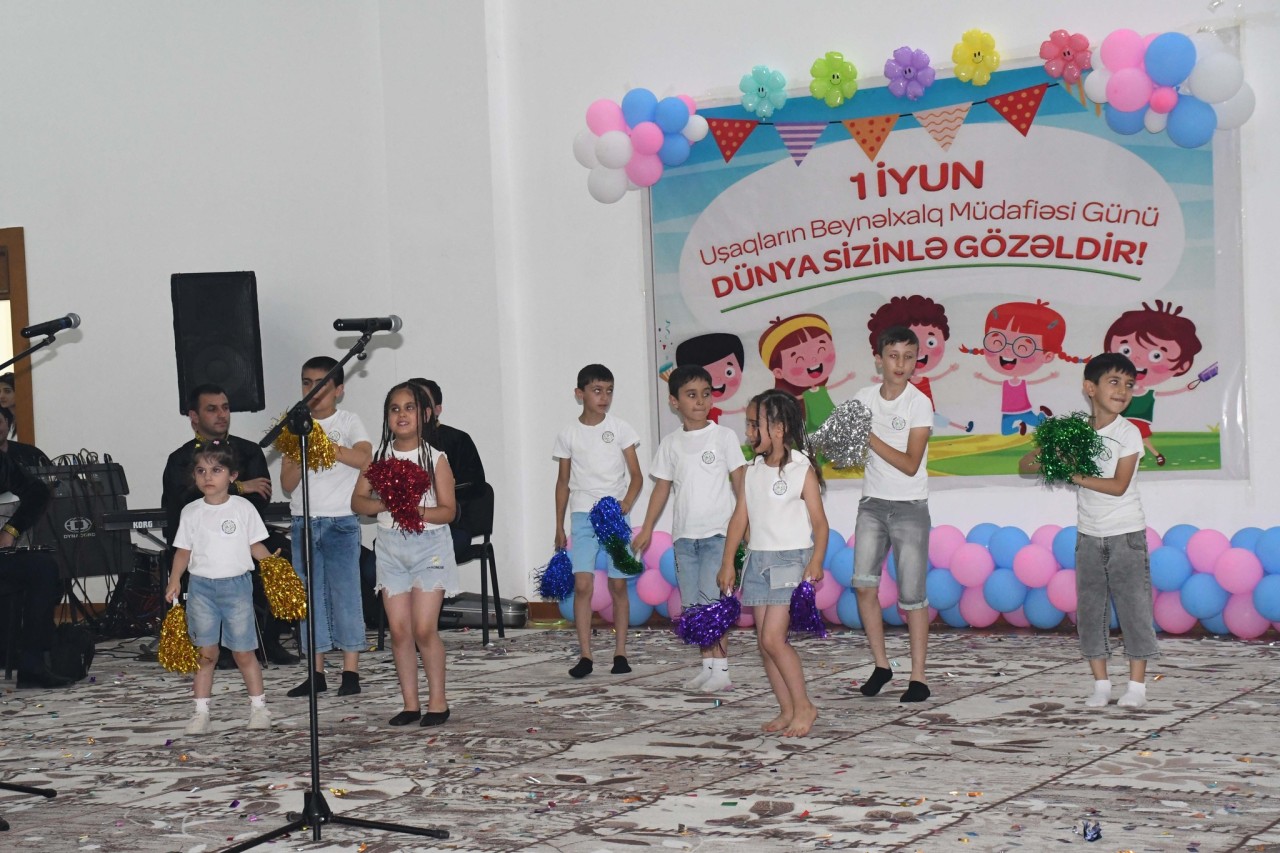 Ağdamda Uşaqların Beynəlxalq Müdafiəsi Günü münasibətilə tədbir keçirilib - FOTOLAR
