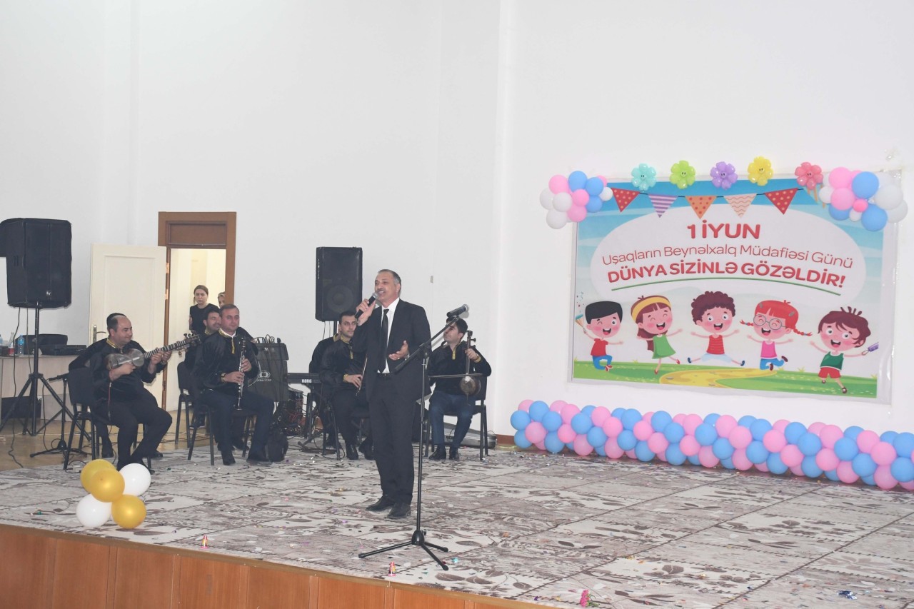 Ağdamda Uşaqların Beynəlxalq Müdafiəsi Günü münasibətilə tədbir keçirilib - FOTOLAR