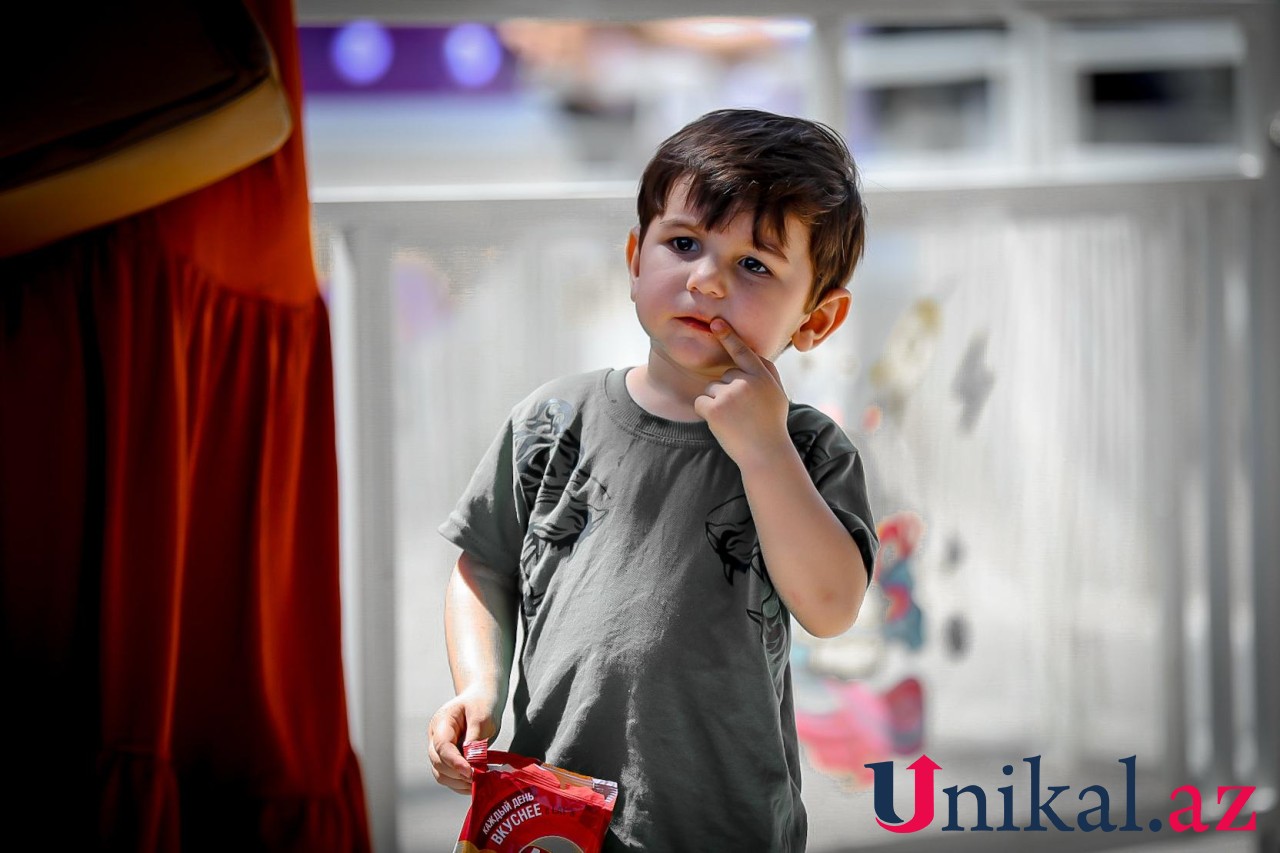 Uşaqların bayram sevinci - FOTOLAR