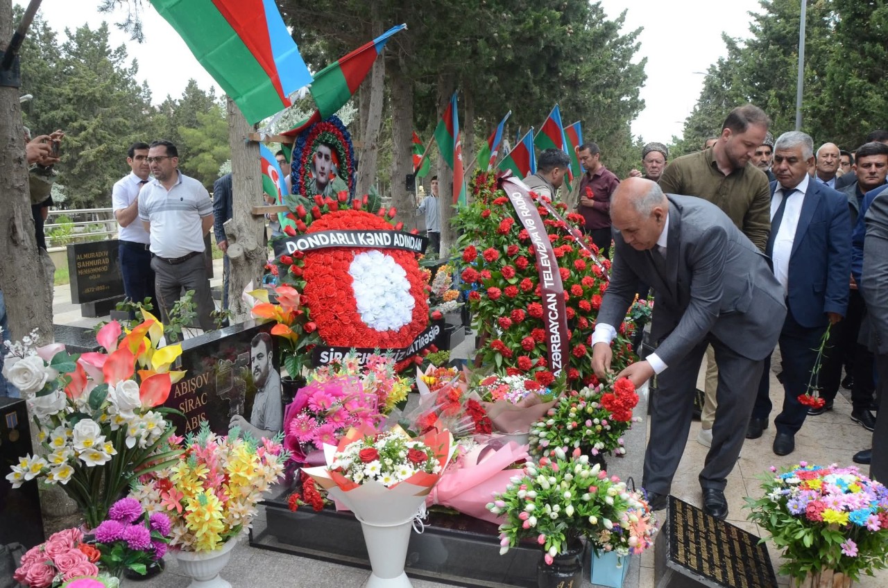 Şəhid Sirac Abışovun anım günü tədbiri keçirildi - FOTOLAR
