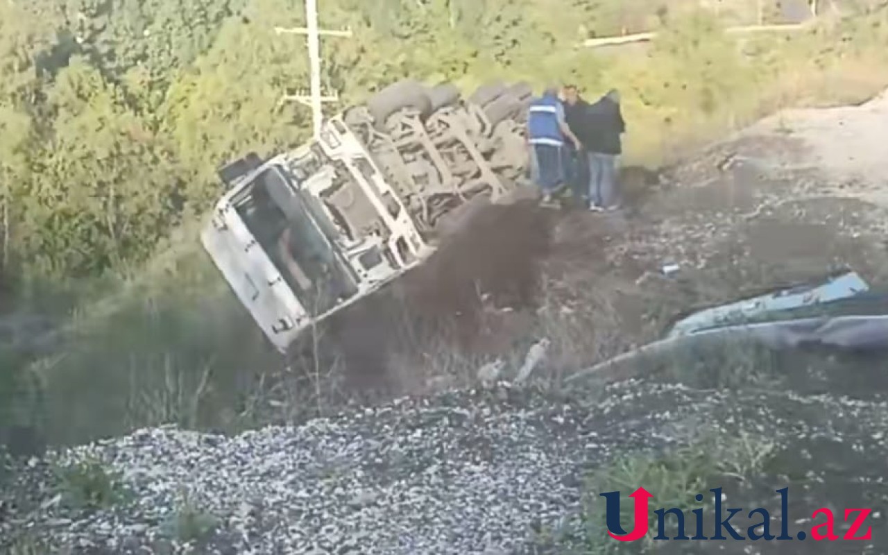 Kəlbəcərdə yük maşınıaşdı Kəlbəcərdə yük maşınıaşdı