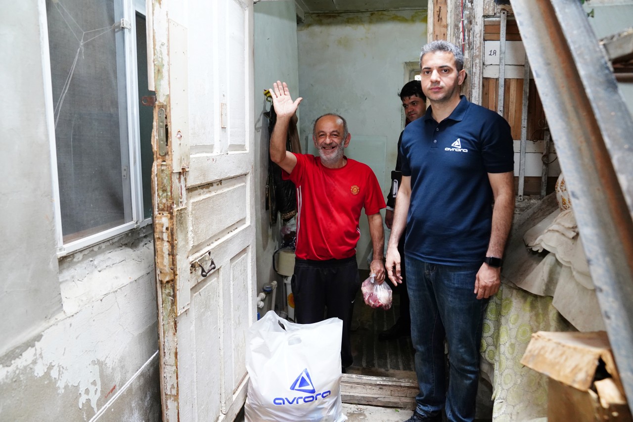 "Avrora Qrup" Qurban Bayramı münasibətilə yardım aksiyası keçirib - FOTOLAR
