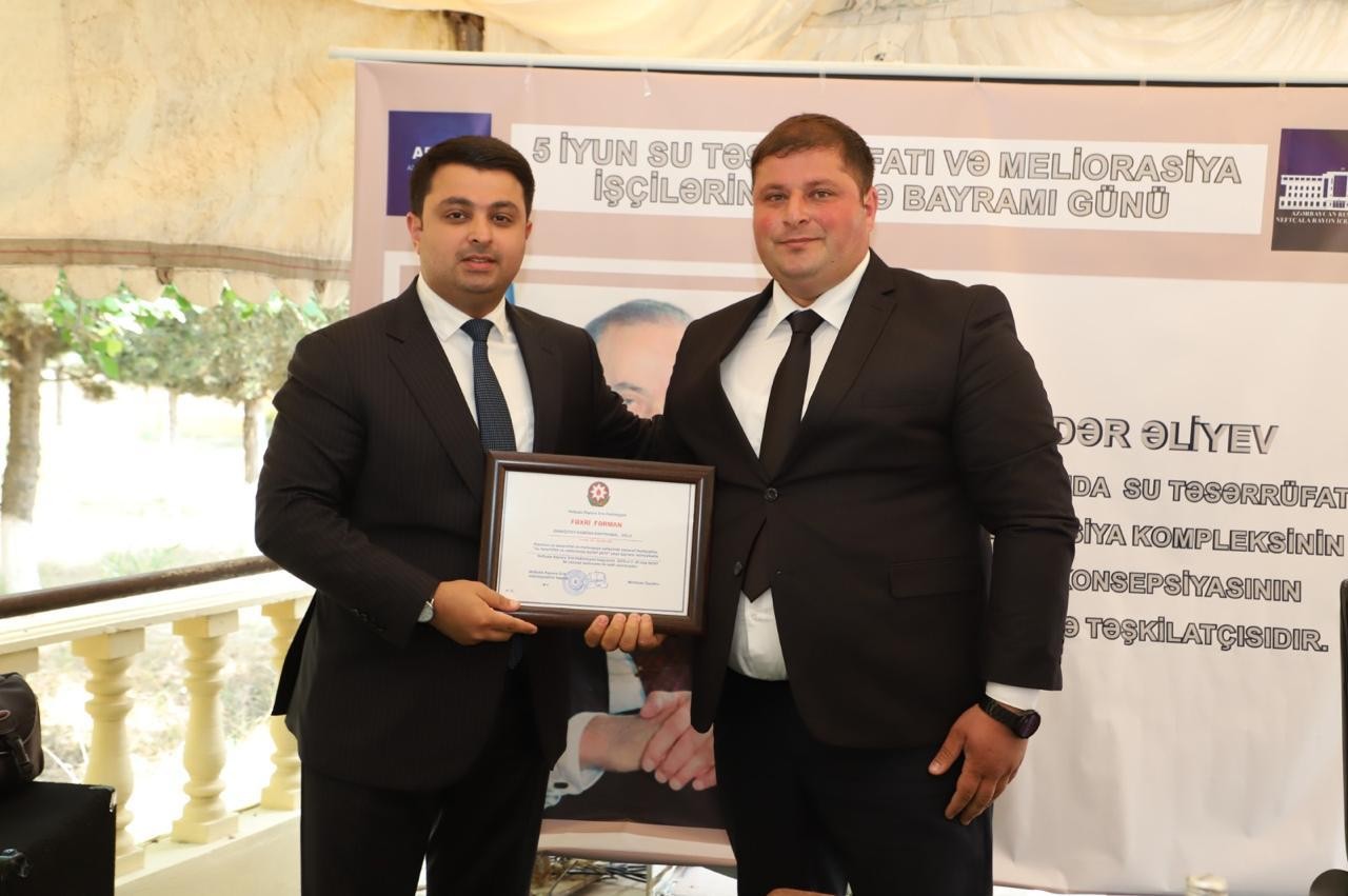 Neftçalada meliorasiya işçilərinin peşə bayramı qeyd olunub - FOTOLAR