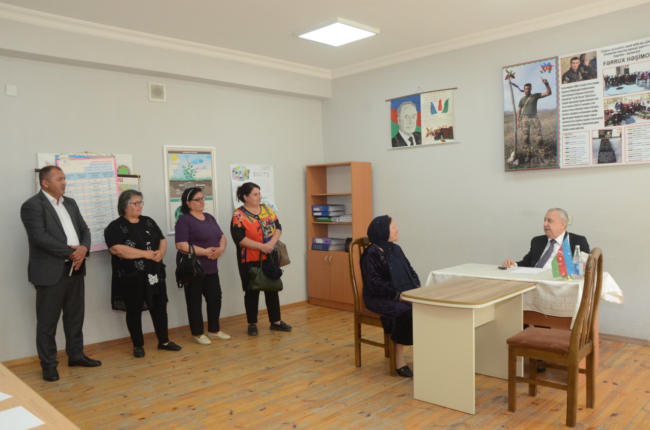 Malik İsaqov səyyar qəbul keçirdi - FOTOLAR