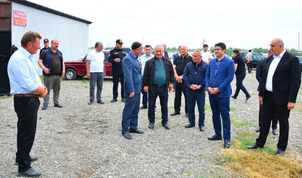 Ağstafada heyvanların satışı və kəsimi zəruri norma və qaydalarla həyata keçirilir - FOTOLAR
