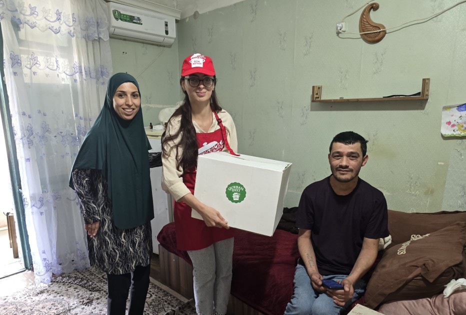 Leyla Əliyevanın təşəbbüsü ilə növbəti qurban payları çatdırıldı - FOTOLAR