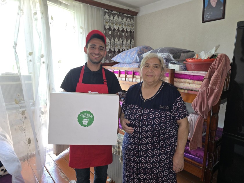 Leyla Əliyevanın təşəbbüsü ilə növbəti qurban payları çatdırıldı - FOTOLAR