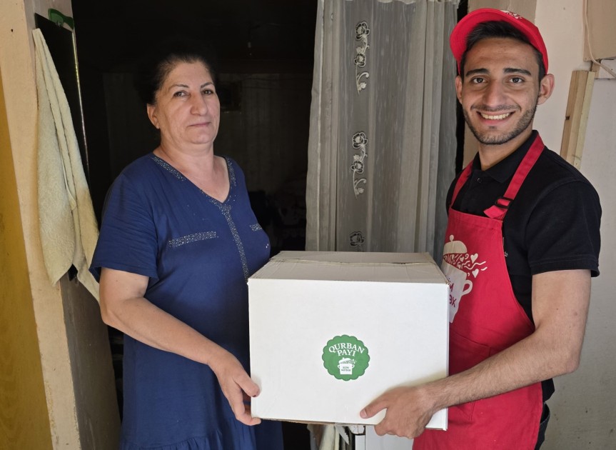 Leyla Əliyevanın təşəbbüsü ilə növbəti qurban payları çatdırıldı - FOTOLAR