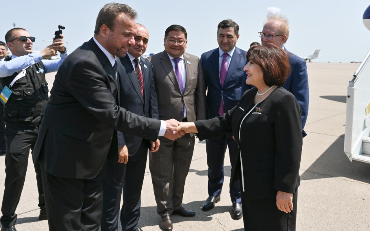 Sahibə Qafarova Qazaxıstanagetdi