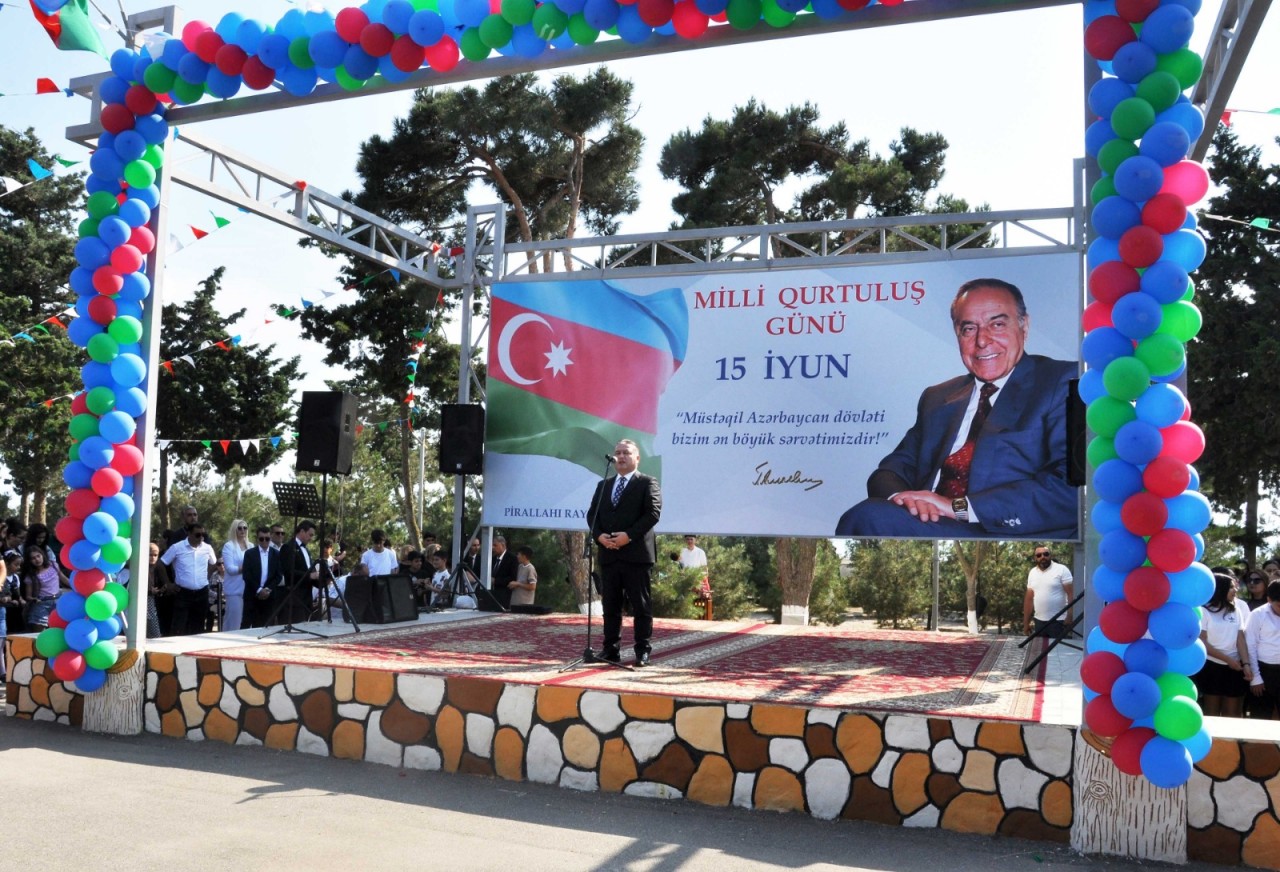 Pirallahıda Milli Qurtuluş Günü münasibətilə tədbir keçirildi - FOTOLAR