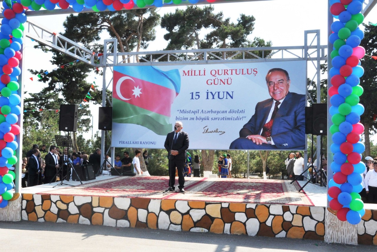Pirallahıda Milli Qurtuluş Günü münasibətilə tədbir keçirildi - FOTOLAR