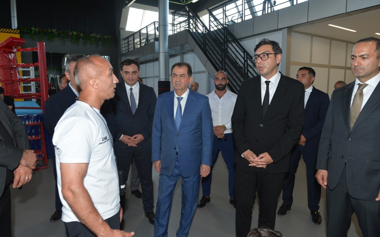Lənkəranda Boks Mərkəzi əsaslı təmirdən sonra istifadəyə verildi -FOTOLAR