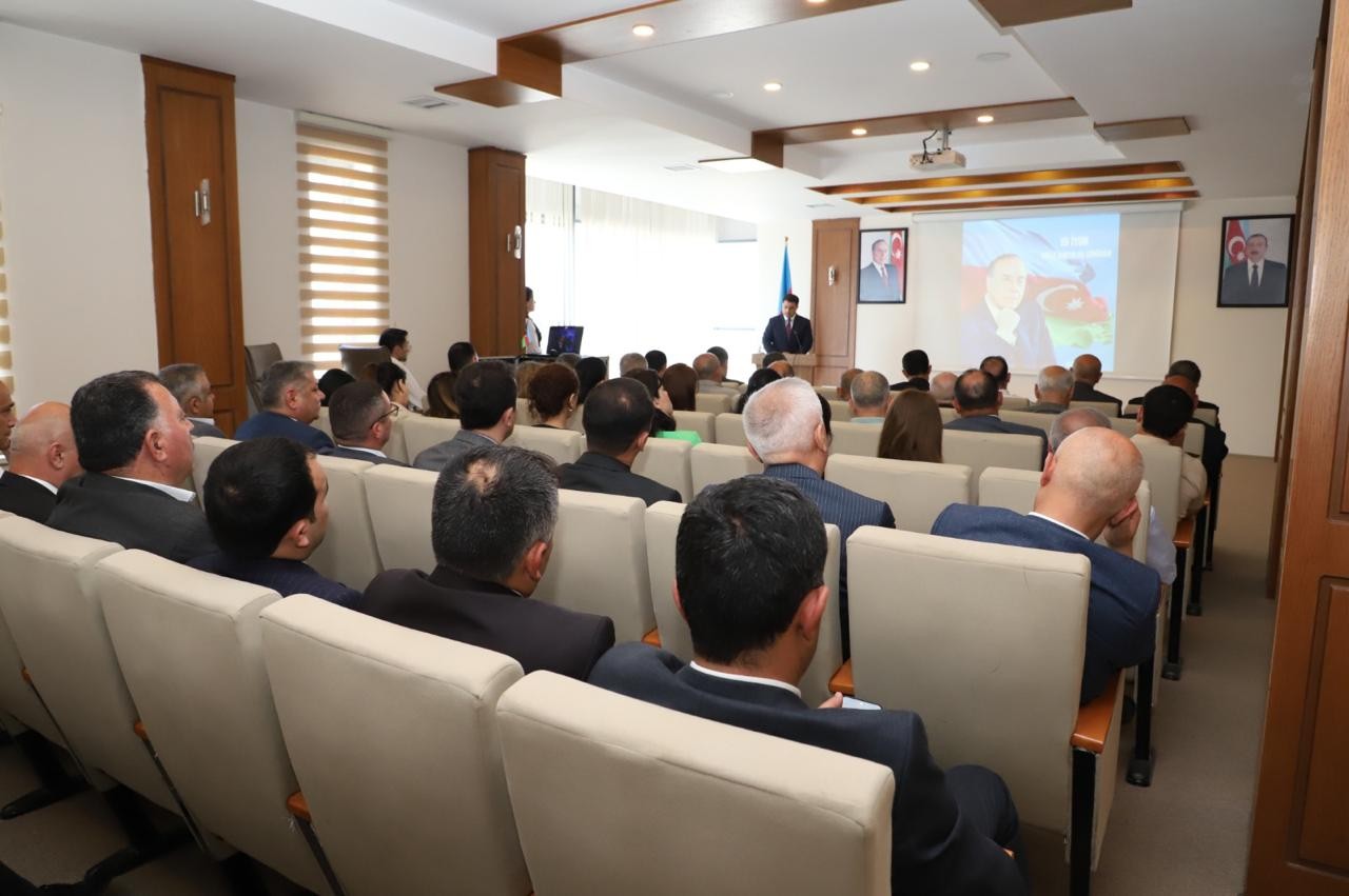 Neftçalada Milli Qurtuluş Gününə həsr olunmuş tədbir keçirilib - FOTOLAR