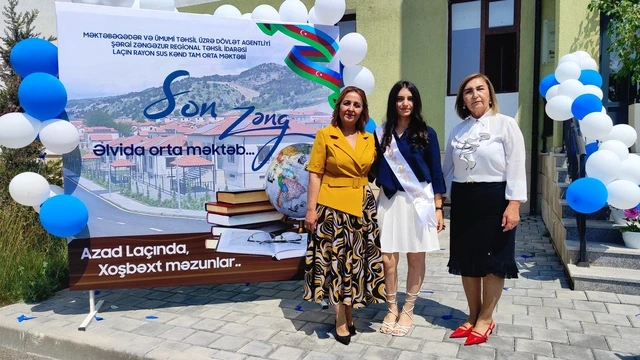 Laçının Sus kəndində "Son zəng"in səsi susmadı - FOTO