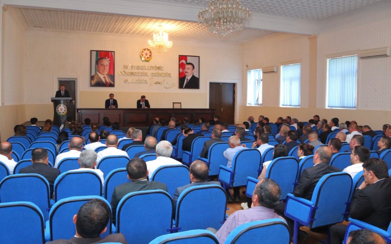 Goranboyda taxıl biçini ilə bağlı regional müşavirə keçirilib -FOTOLAR Goranboyda taxıl biçini ilə bağlı regional müşavirə keçirilib -FOTOLAR